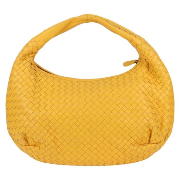 BOTTEGA VENETA INTRECCIATO Hobo Bag Leather Yellow - Picture 2 of 16